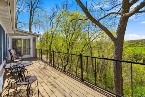 Step onto your private deck and breathe in the fresh air as you take in stunning natural views. Perfect for morning coffee or evening relaxation surrounded by lush greenery.