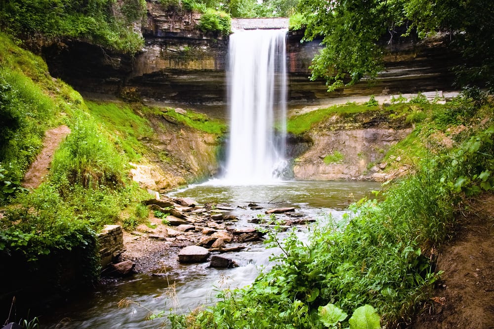 Photo of Minnehaha Falls, One of the Best Twin Cities Parks.
