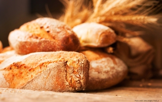 Fresh baked bread from bakery in Minneapolis